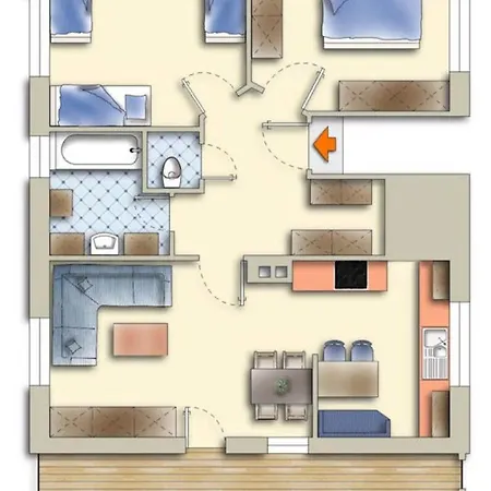 Haus Michael Διαμέρισμα *